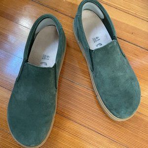 Birkenstock Slip-on shoes "Oswego" Suede Leather in Thyme (green) size 10/41
